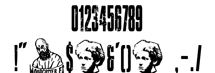 The Fake Joker Font OTHER CHARS