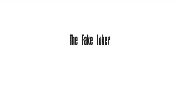 The Fake Joker Logo