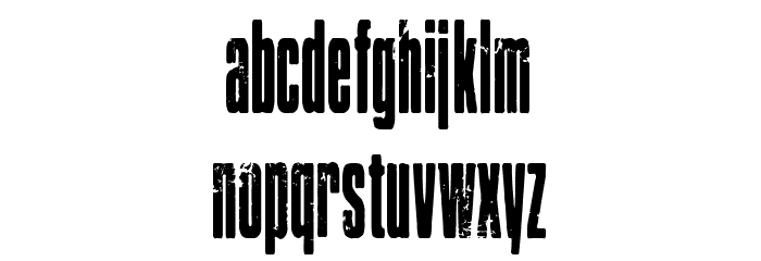The Fake Joker Font LOWERCASE