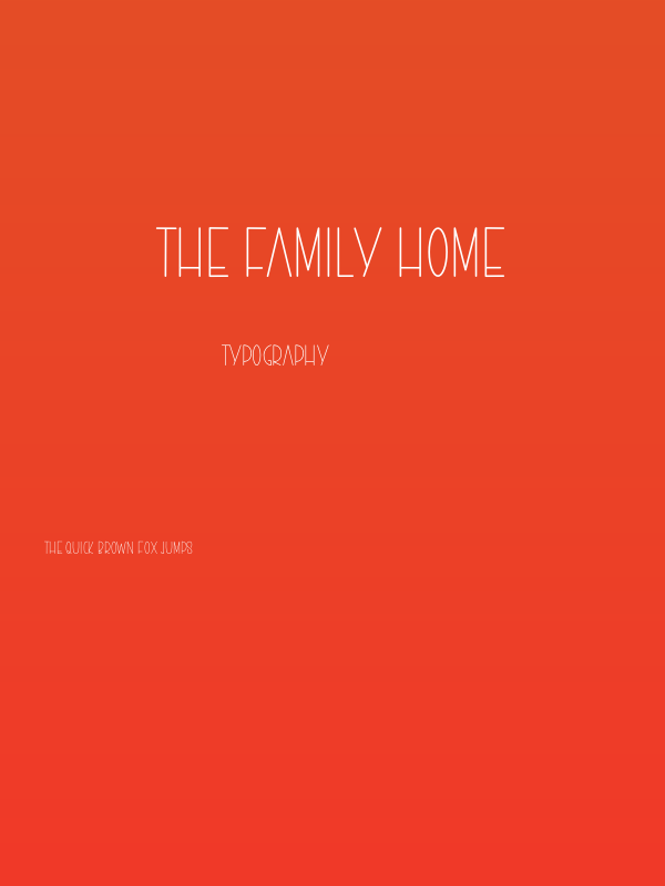 The Family Home Poster