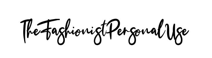 The Fashionist Personal Use  Fuentes Gratis Descargar