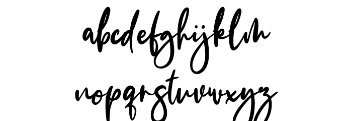 The Fashionist Personal Use Font LOWERCASE