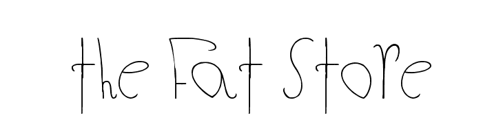 The Fat Store  Fuentes Gratis Descargar