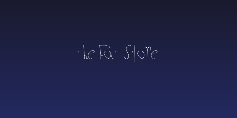 The Fat Store Social Header