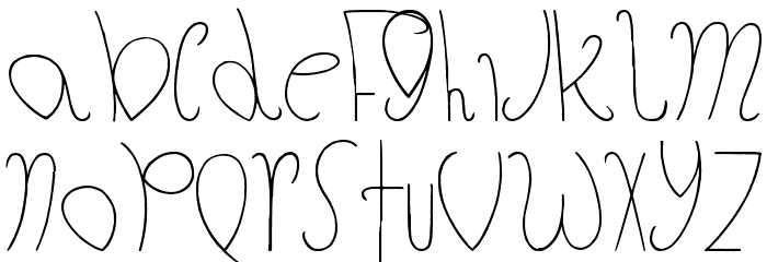 The Fat Store Font LOWERCASE