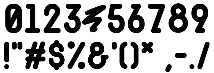 The First Font DEMO Font OTHER CHARS