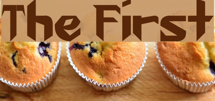 The First Font examples