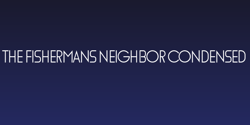 The Fishermans Neighbor Condensed Social Header