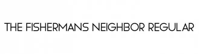 The Fishermans Neighbor Regular  Frei Schriftart Herunterladen