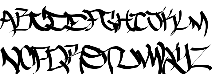 The FiveOneTwo Font LOWERCASE