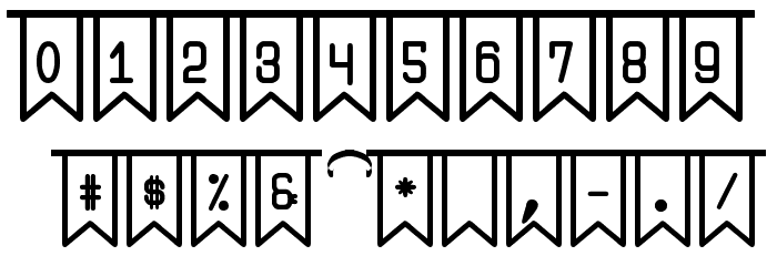 The Flaggy St Font OTHER CHARS