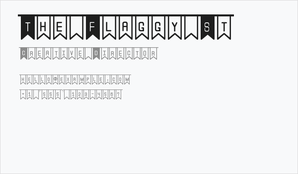 The Flaggy St Business Card