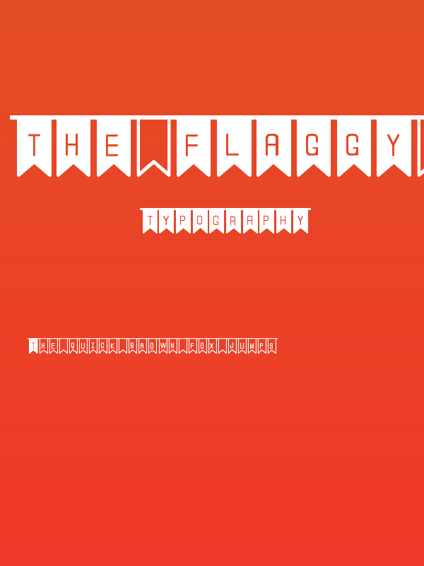 The Flaggy St Poster