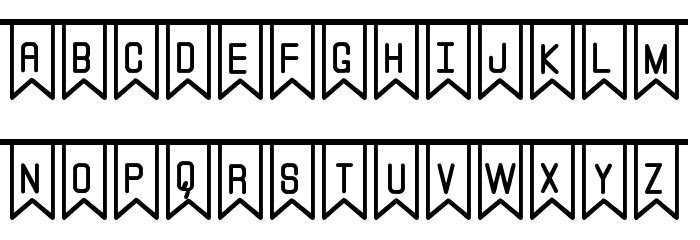 The Flaggy St Font LOWERCASE