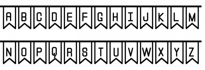 The Flaggy St Font LOWERCASE
