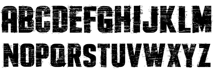 The Flast Demo Font LOWERCASE