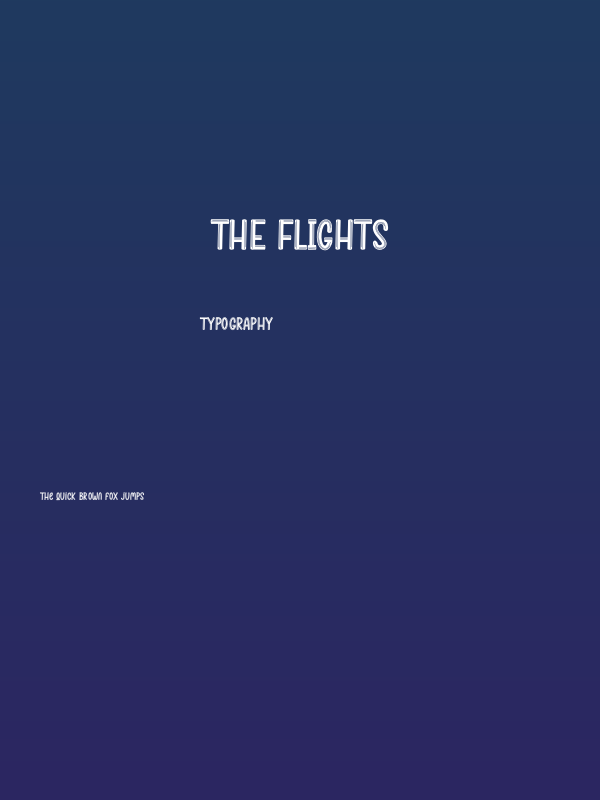 The Flights Poster