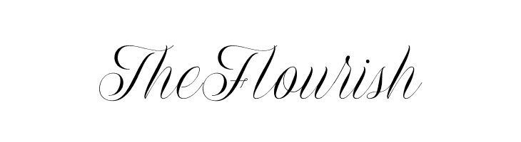 The Flourish  नि: शुल्क फ़ॉन्ट्स डाउनलोड