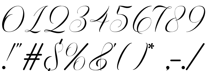 The Flourish Font OTHER CHARS