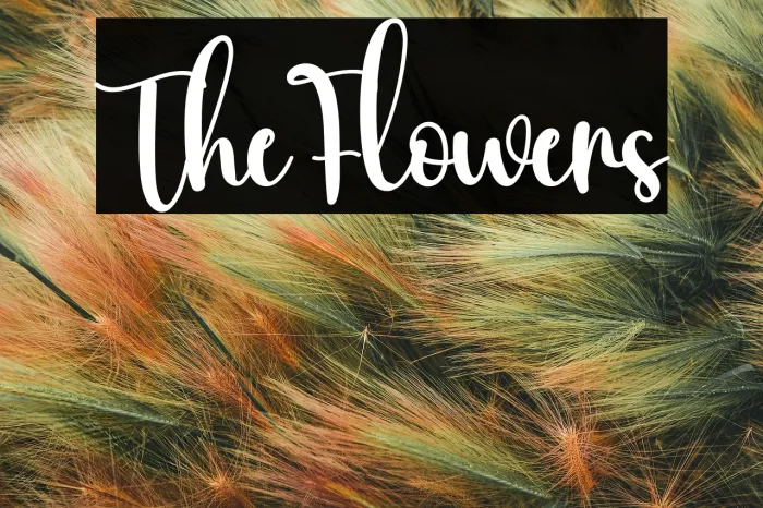 The Flowers Example 2