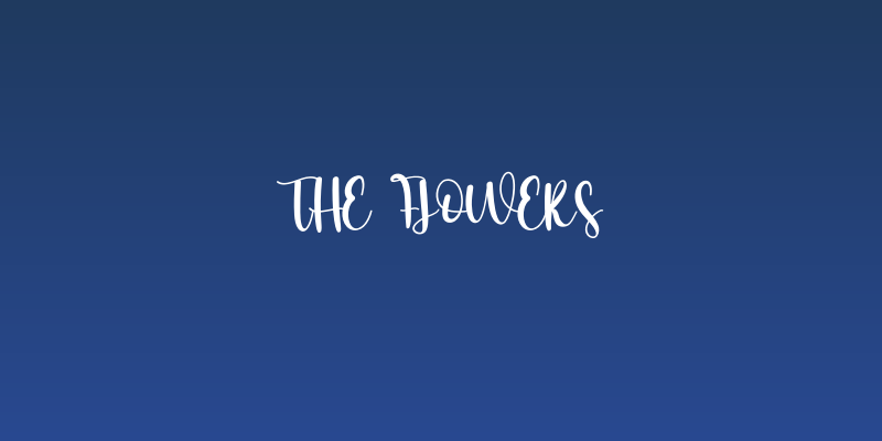 The Flowers Social Header