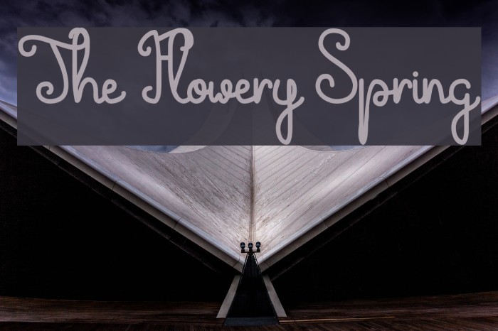 The Flowery Spring Example 1