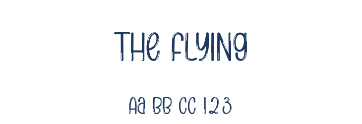 The Flying Font Preview