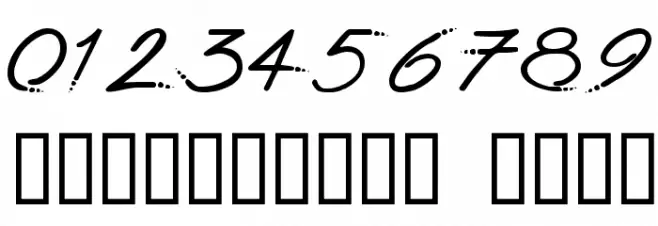 The Font With No Name Font OTHER CHARS