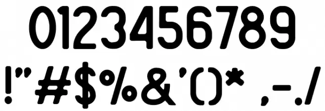 The Foregen Regular Font OTHER CHARS