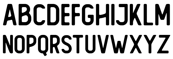 The Foregen Regular Font LOWERCASE