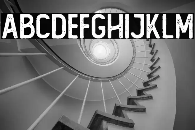 The Foregen Rough One  Font examples