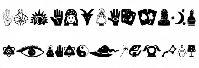 The Fortune 字体 大写