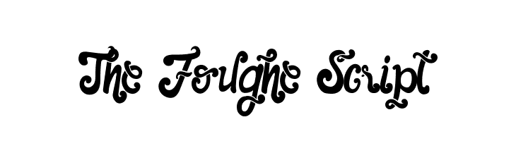 The Foughe Script Font