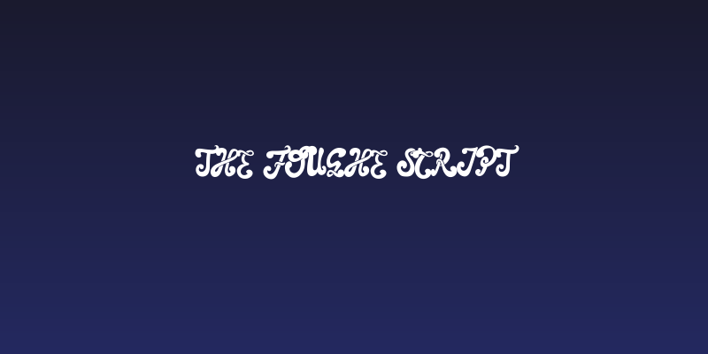 The Foughe Script Social Header