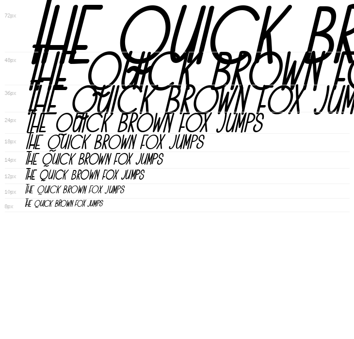 The Fox Office Italic Waterfall