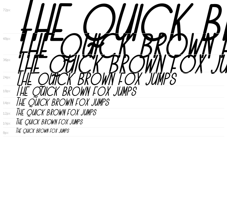 The Fox Office Italic Waterfall