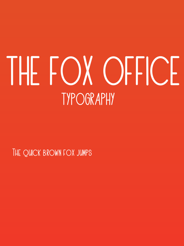 The Fox Office Poster