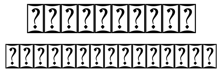 The Fox Tail Regular Font OTHER CHARS