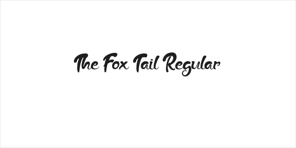 The Fox Tail Regular Logo