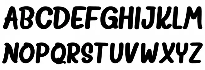 The Fox Tail Sans フォント 大文字