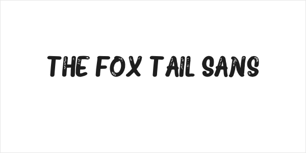 The Fox Tail Sans Logo