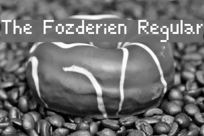 The Fozderien Regular Font examples