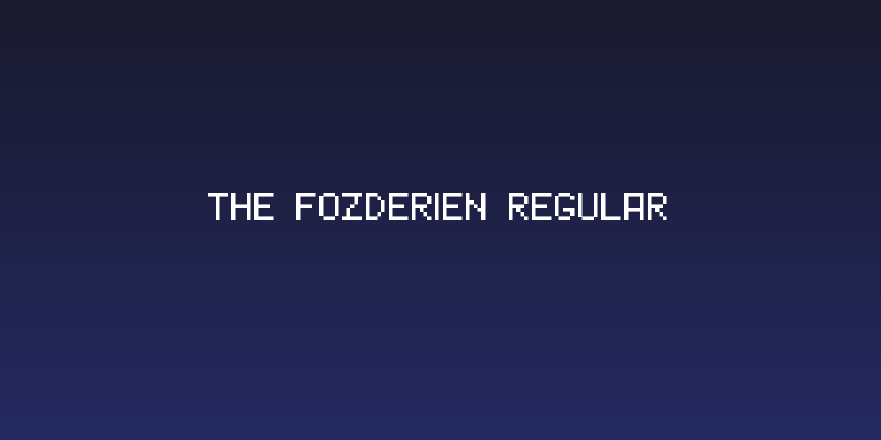 The Fozderien Regular Social Header