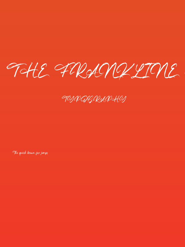 The Frankline Regular Poster