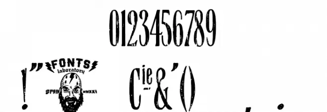 The French Quarter Font OTHER CHARS