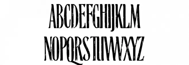 The French Quarter Font UPPERCASE