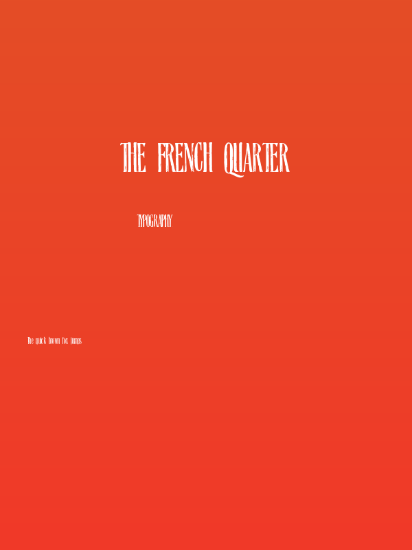 The French Quarter Poster