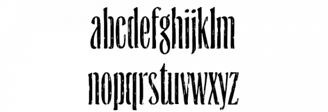 The French Quarter Font LOWERCASE