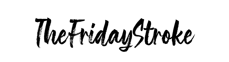 The Friday Stroke  フリーフォントのダウンロード