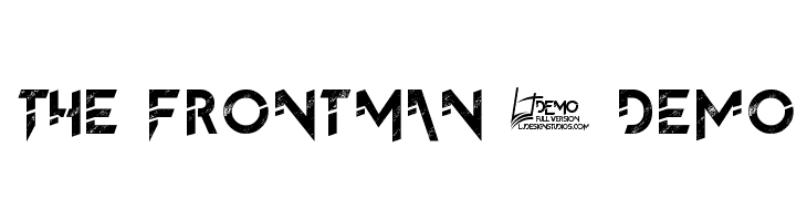 The FrontMan 2 demo  Frei Schriftart Herunterladen